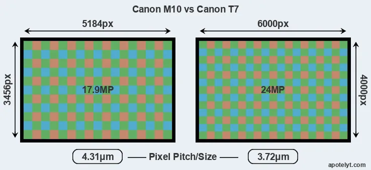 M10 versus T7 MP