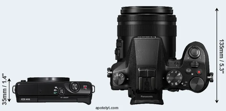 Compare M10 versus FZ2000 top