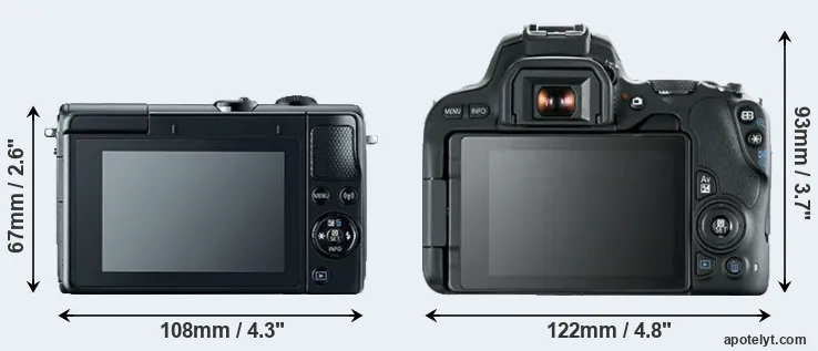 Comparison M100 or SL2 rear