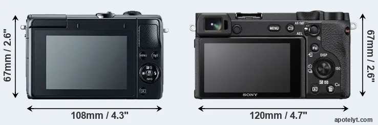 Comparison M100 or A6600 rear