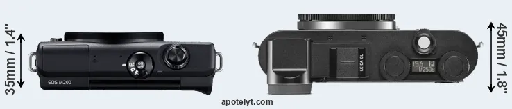 Compare M200 versus CL top