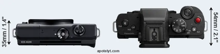 Compare M200 versus G110 top