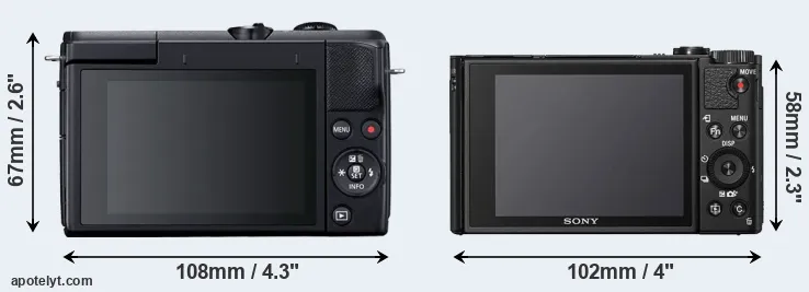 Comparison M200 or HX95 rear