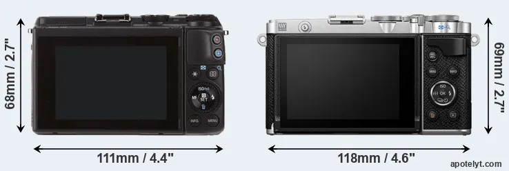 Comparison M3 or E-P7 rear