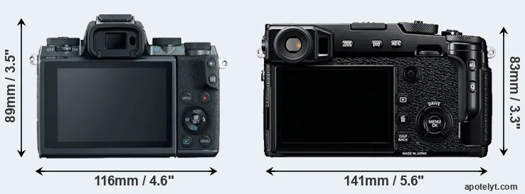 Comparison M5 or X-Pro2 rear