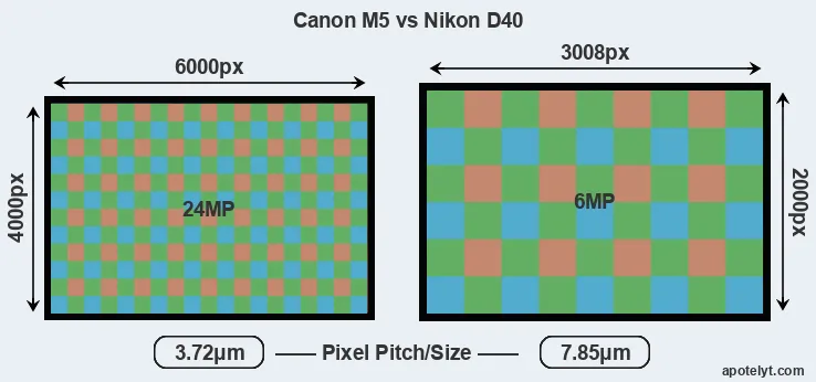 M5 versus D40 MP