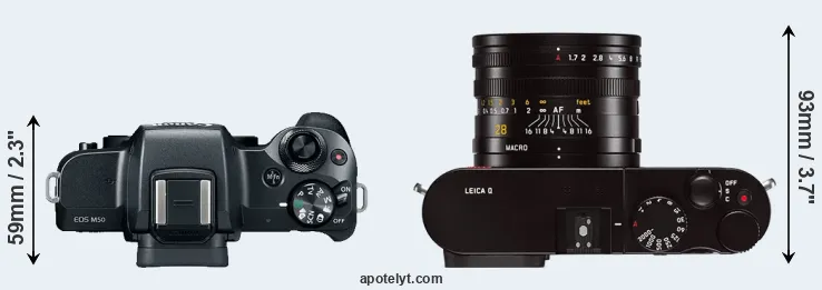 Compare M50 versus Q Typ 116 top