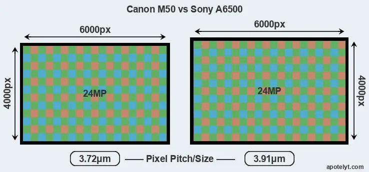 M50 versus A6500 MP
