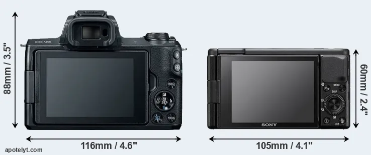 Comparison M50 or ZV-1 rear