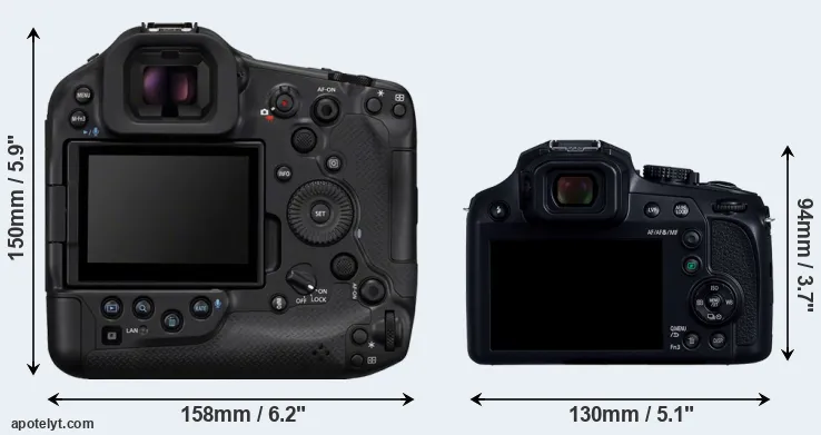 Comparison R1 or FZ82D rear