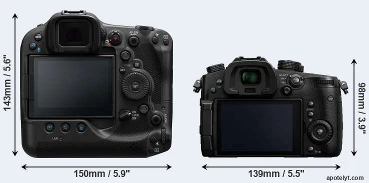 Comparison R3 or GH5 rear