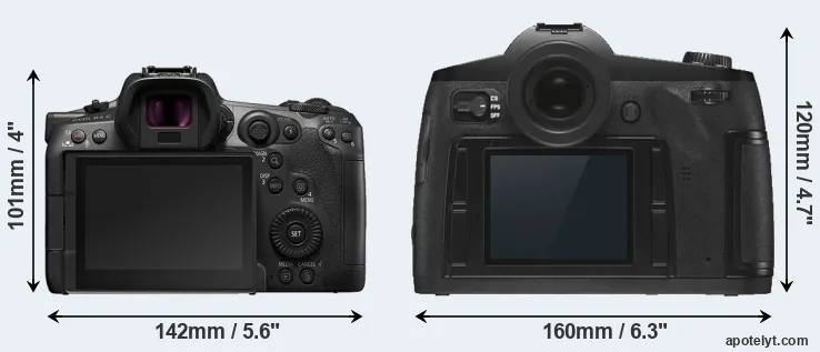 Comparison R5 C or S3 rear