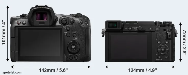 Comparison R5 C or GX9 rear