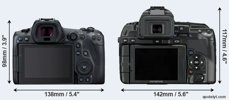 Comparison R5 or E-5 rear