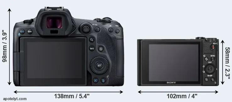 Comparison R5 or WX800 rear