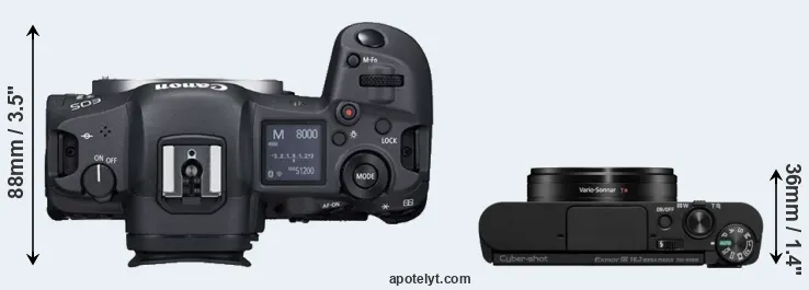 Compare R5 versus WX800 top