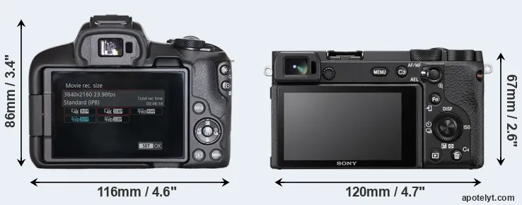 Comparison R50 or A6600 rear