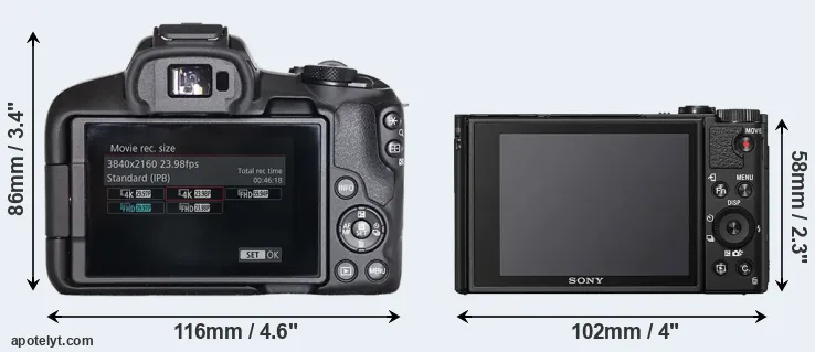 Comparison R50 or HX99 rear