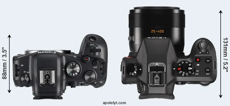 Compare R6 versus V-LUX Typ 114 top