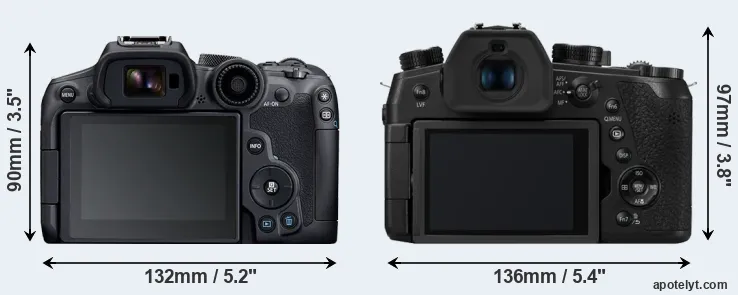 Comparison R7 or FZ1000 II rear