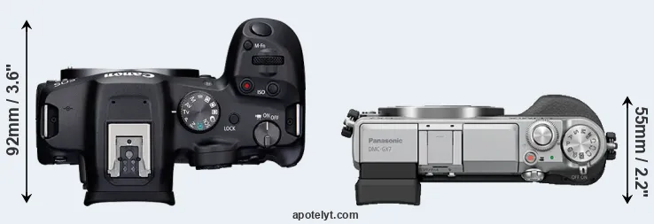 Compare R7 versus GX7 top