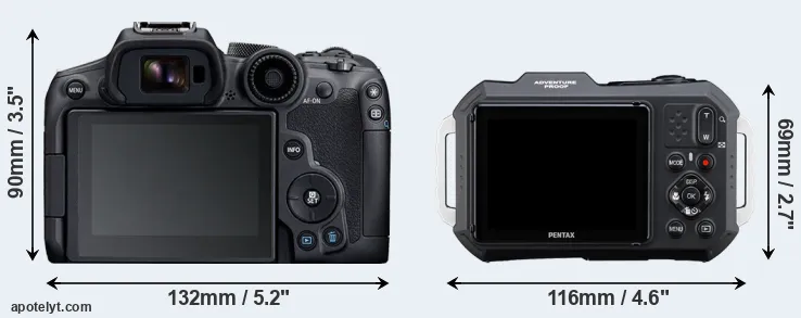 Comparison R7 or WG-1000 rear