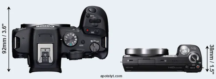 Compare R7 versus NEX-5N top