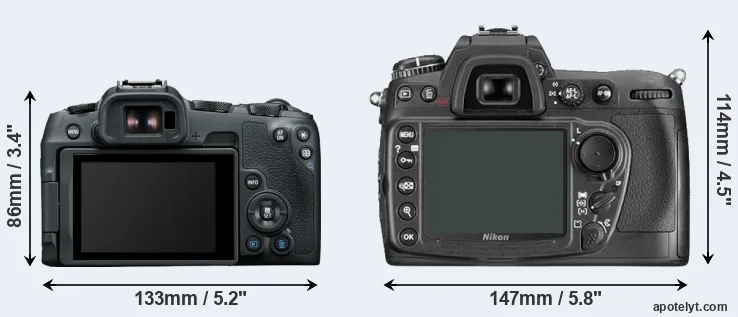 Comparison R8 or D300 rear