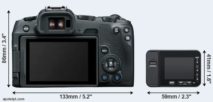 Comparison R8 or RX0 II rear