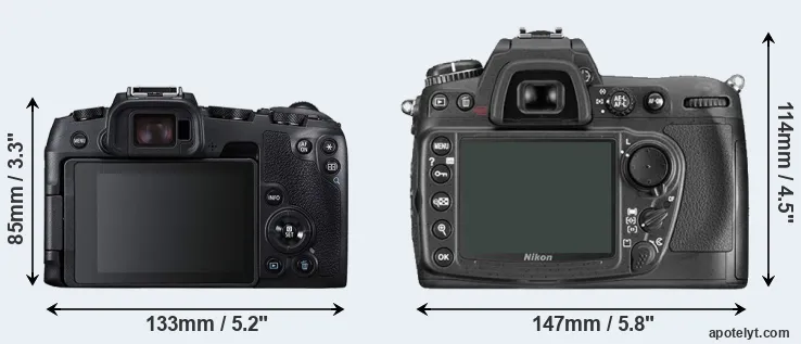 Comparison RP or D300 rear