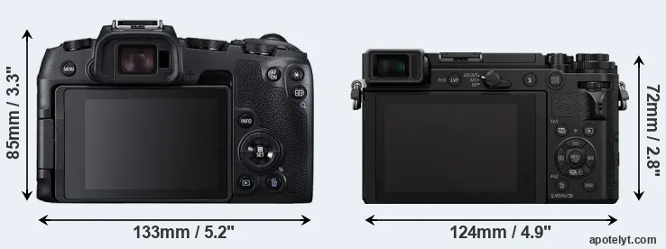 Comparison RP or GX9 rear