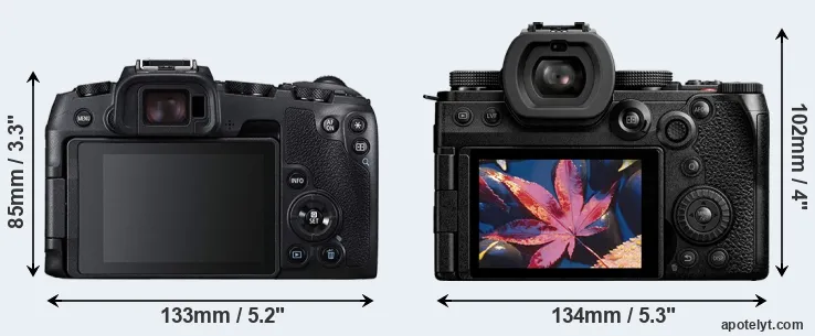 Comparison RP or S5 II rear