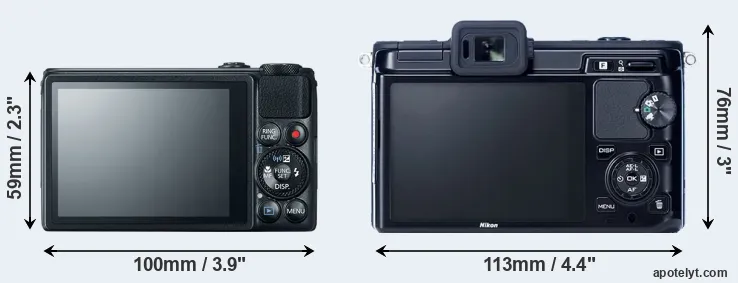 Comparison S120 or V1 rear