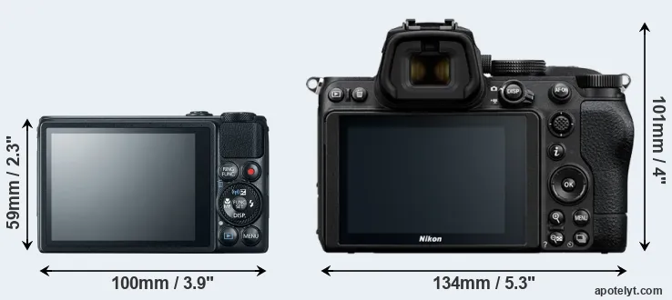 Comparison S120 or Z5 rear