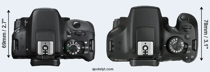 Compare SL1 versus T6 top