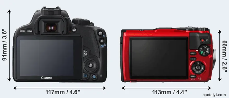 Comparison SL1 or TG-5 rear