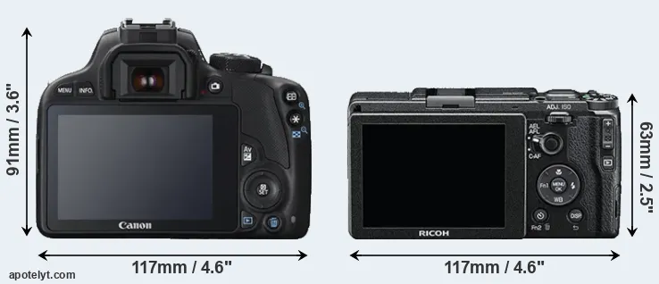 Comparison SL1 or GR II rear