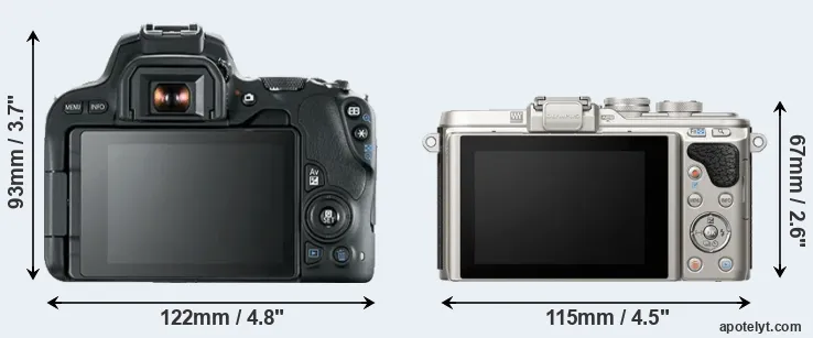 Comparison SL2 or E-PL8 rear
