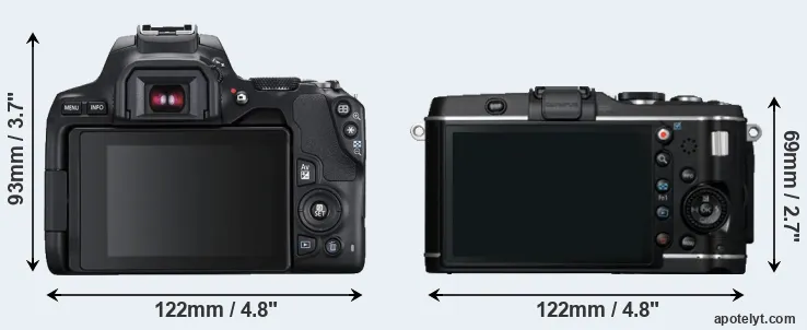 Comparison SL3 or E-P3 rear