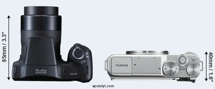 Compare SX410 versus X-A10 top