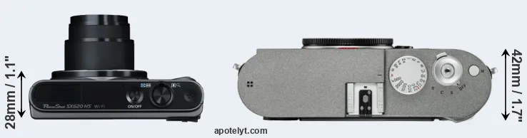 Compare SX620 versus M-E Typ 240 top
