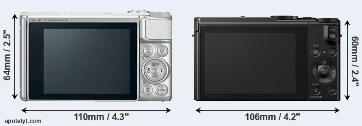 Comparison SX730 or LX15 rear