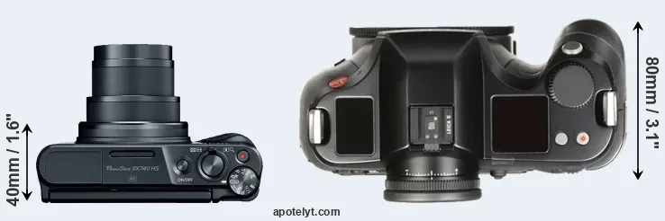 Compare SX740 versus S Typ 007 top