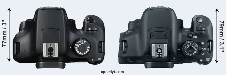 Compare T100 versus T5i top