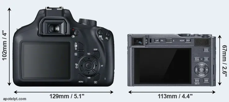 Comparison T100 or C-LUX rear