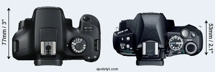 Compare T100 versus E-410 top
