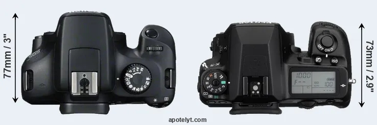 Compare T100 versus K-5 top