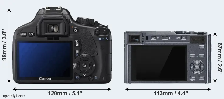Comparison T2i or C-LUX rear