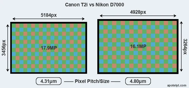 T2i versus D7000 MP