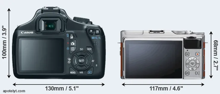 Comparison T3 or X-A5 rear